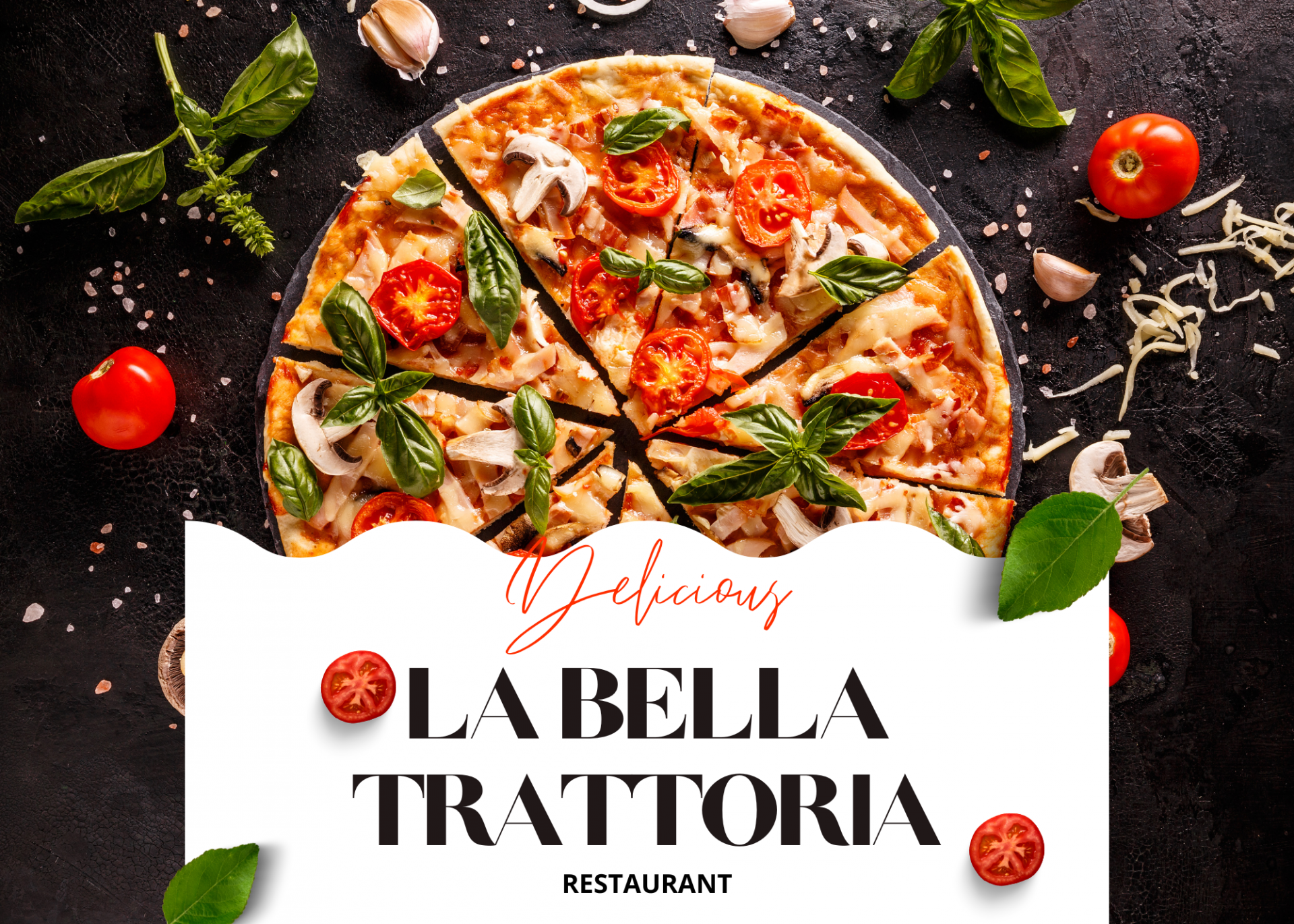Italian pizza instagram post