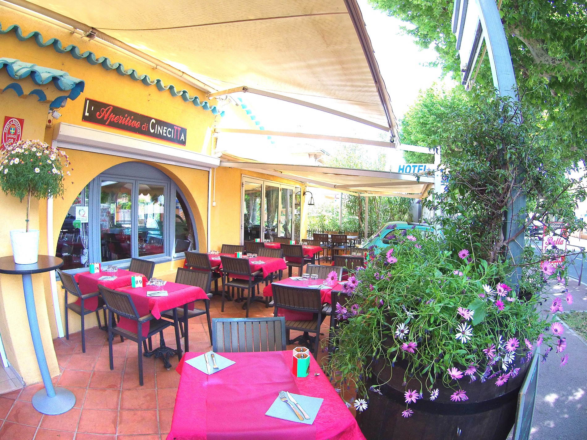 terrasse restaurant