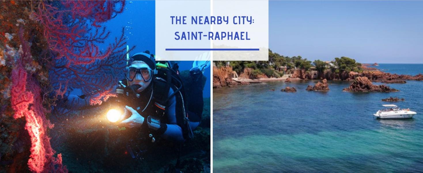 Saint raphael ville voisine anglais